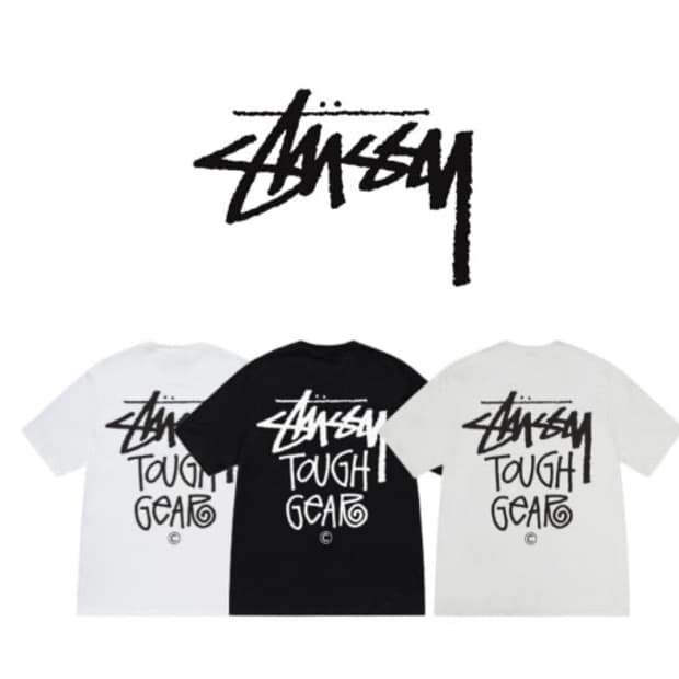 스투시 터프기어 반팔 티셔츠