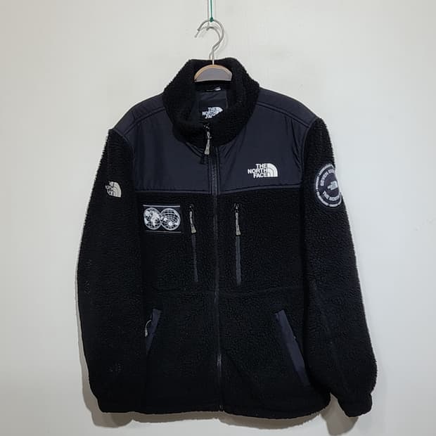(L) 노스페이스 후리스 점퍼 블랙 뽀글이 플리스 자켓 