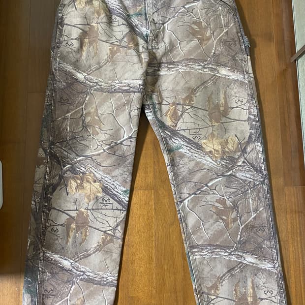 [38x30] 칼하트 리얼트리 싱글니 usa