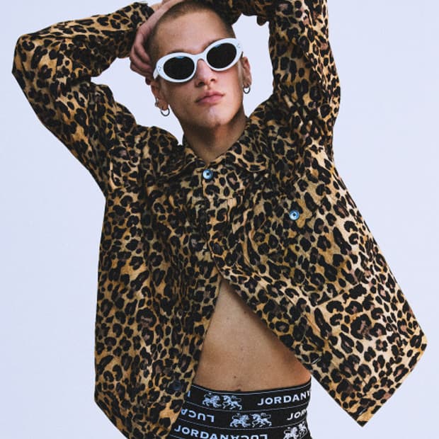 하이타이드 프랭키 레오파드 트러커 자켓 