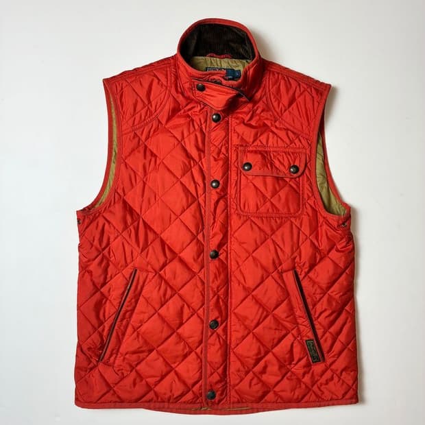 폴로 랄프로렌 00's 코듀로이 카라 퀼팅 베스트 PN8421