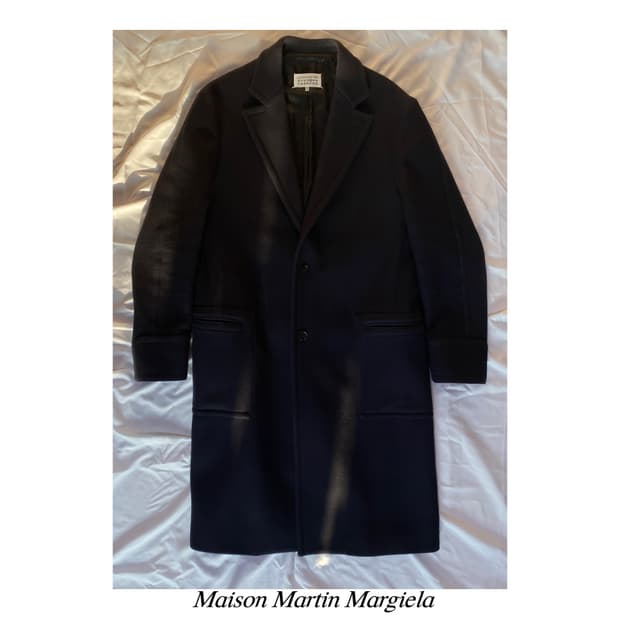 마틴 마르지엘라 울 펠트 싱글 코트 아카이브 자켓