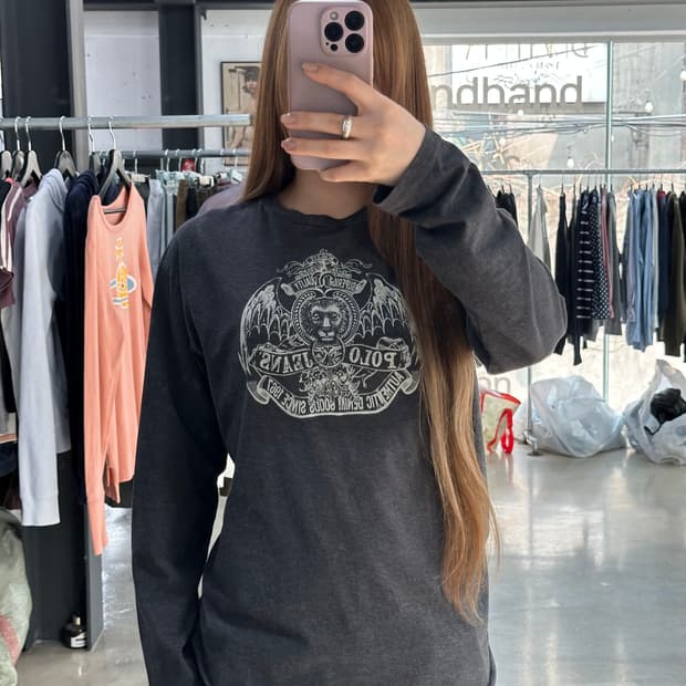 폴로랄프로렌 진스 프린팅 롱슬리브