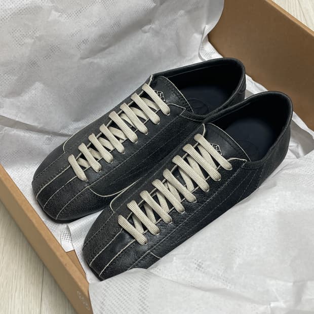 (새상품) 벨리에 녹턴 플랫 스니커즈 빈티지그레이 3사이즈