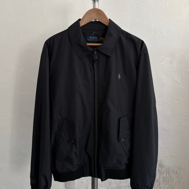 [새상품] Polo 폴로 랄프로렌 QR 블랙 스윙 자켓