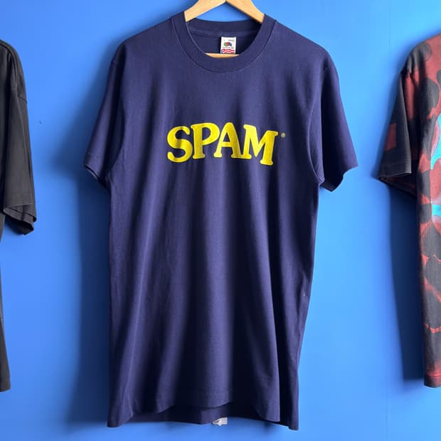 (L) 90s SPAM 빈티지 프로모 티셔츠