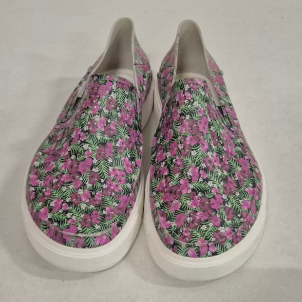 크록스 플라워 패턴 슬립온(235)