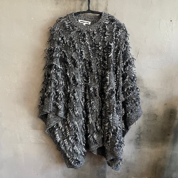 알렉산더 맥퀸 프린지 케이프