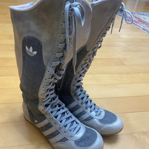 [희귀 Y2K] adidas MIDIRU HI 롱부츠 / 240 / 빈티