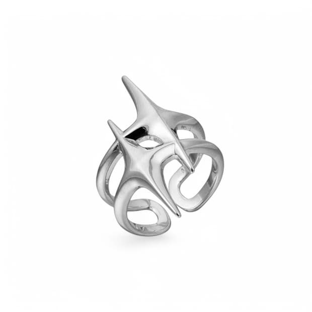 (르세라핌 착용) 블레이드 엣지 오픈링 Blade Edge Ring
