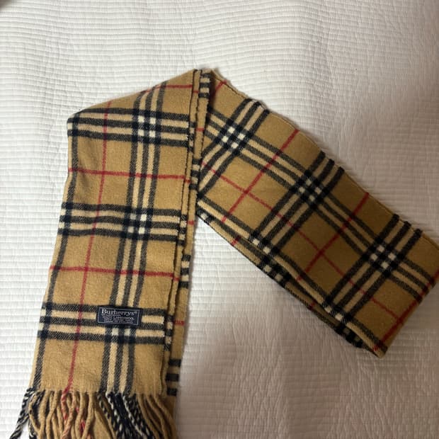 버버리 빈티지 체크 머플러
