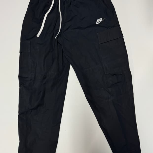 나이키 24년도 최신 밴딩 카고 조거팬츠 블랙 L
