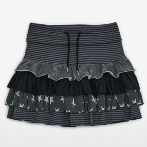 허그유어스킨 캉캉 레이어드 스커트