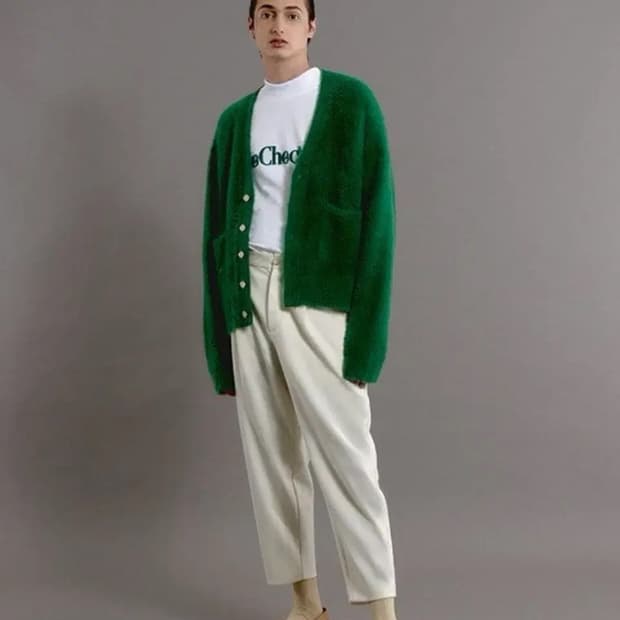 레이트 체크아웃 SSA LIFESTYLE 가디건 그린 L