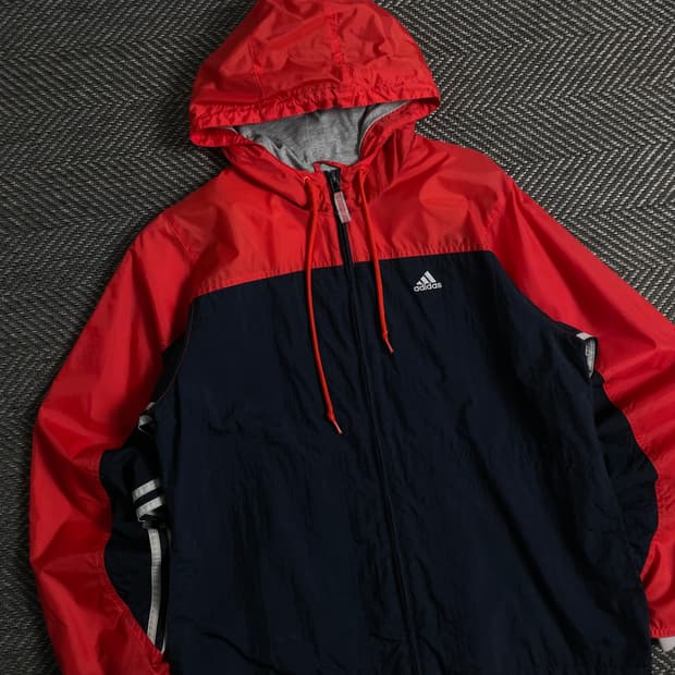 아디다스 올드스쿨 나일론 배색 바람막이y 3552