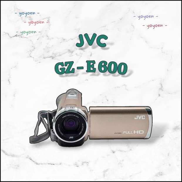 JVC GZ-E600 빈티지캠코더 [ A급/꾸미기0 ]