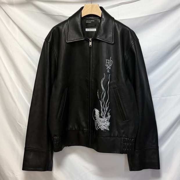 [S+급/L] ERD 앙팡리쉬 데프리메 17 레더 자켓 블랙