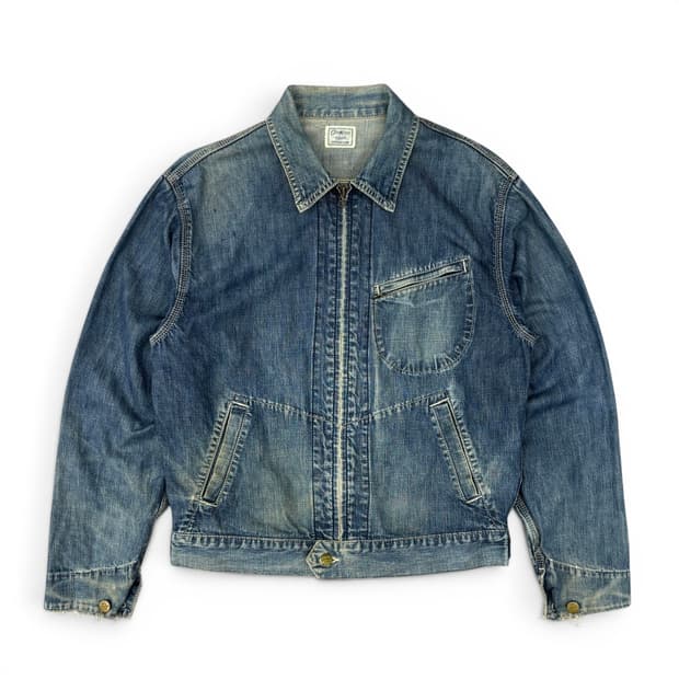 90's Oshkosh 풀 집 데님 자켓