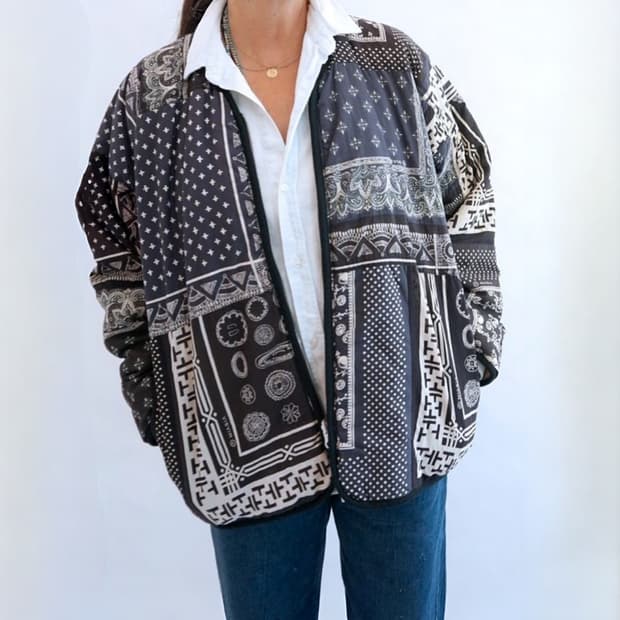 19ss ict BANDANA IRIS LINER JKT