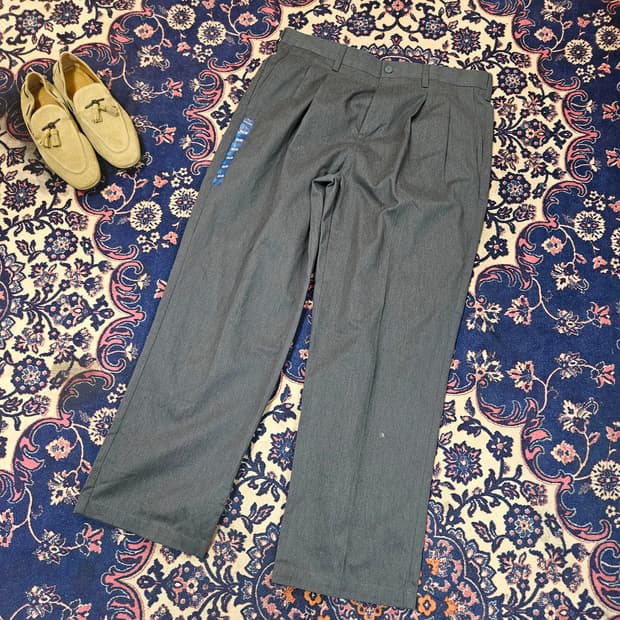 (새상품)Croft & Barrow in USA 코튼 투턱 레귤러 팬츠 