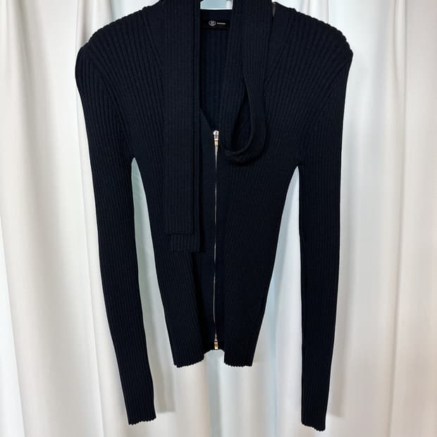 [미 시착 새 상품] 블러썸에이치 컴퍼니 가디건 니트s + 타이(네이비)