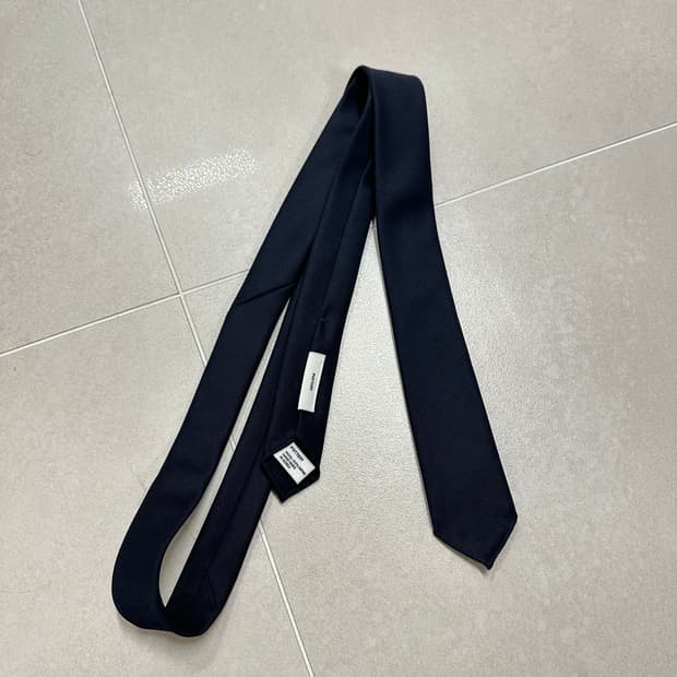 포터리 Pottery 울 넥타이 다크네이비