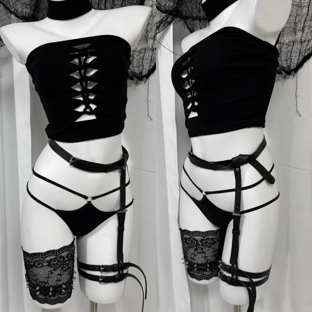 choker tube top