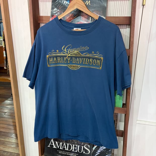 J69 할리데이비슨 라스베가스 프린팅 반팔티