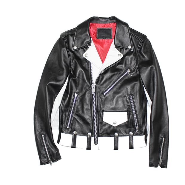 99%IS- Bajowoo 바조우 카우레더 조니 라이더 자켓