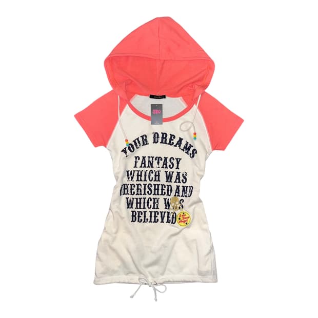 JOKY GAL 조키걀 나그랑 후드 반팔티 키치갸루y2k