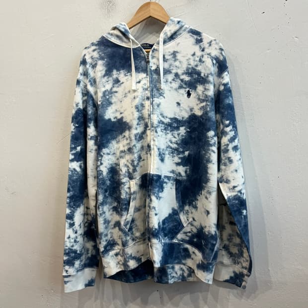 폴로랄프로렌 타이다이 후드집업 XL