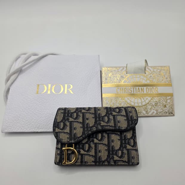 디올 오블리크 카드지갑