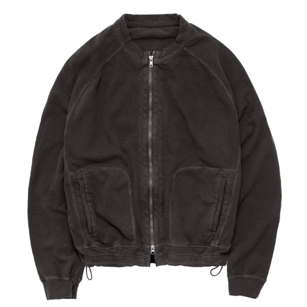 [3] 폴리테루 러프셋 집업 카키 차콜