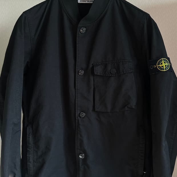 스톤아일랜드 다비드 tc 자켓 XL(105-110) 블랙