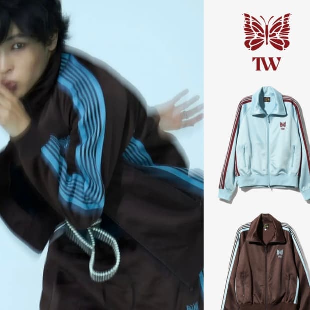 니들스 tw 트랙자켓 브라운 S,M,L 미개봉 새상품