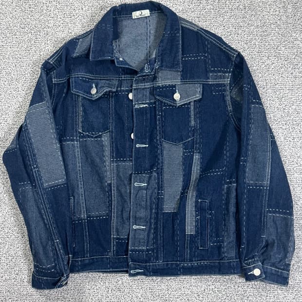 Indigo Patchwork Trucker