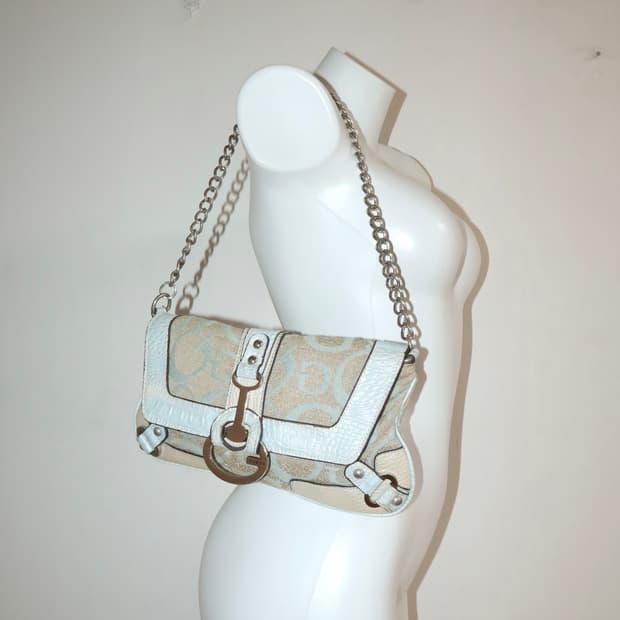 Guess 00s mint fairy chain bag