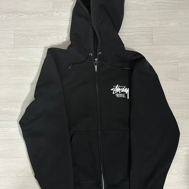 스투시 서울 후드집업 L