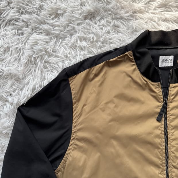 ARMANI 일본빈티지집업셔츠 아르마니빈티지셔츠 아르마니집업 xl 105