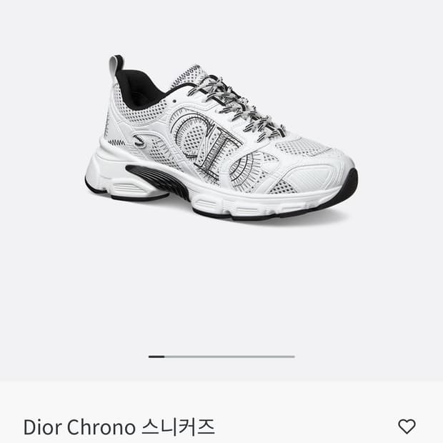 정품)디올 크로노 스니커즈 35