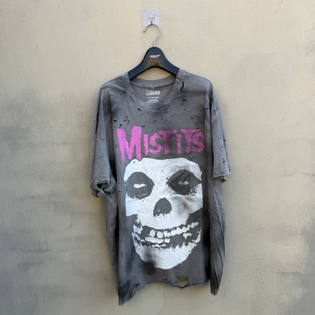 MISFITS 디스트로이드 커스텀 반팔티