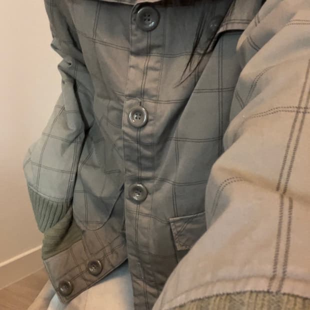 mocha brown check jacket