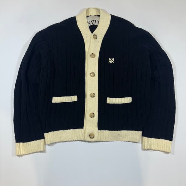 새터 파로 포켓 오버사이즈드 가디건