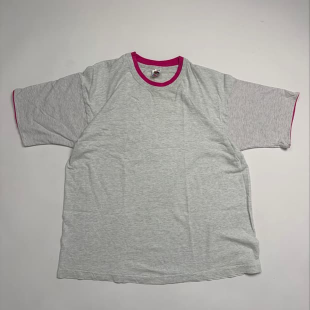 90s Double Layer Blank Tee (grey)