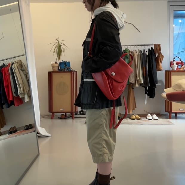 Coach Leather Backpack