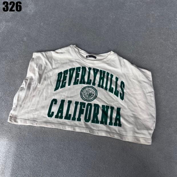 자라 크롭 티셔츠 