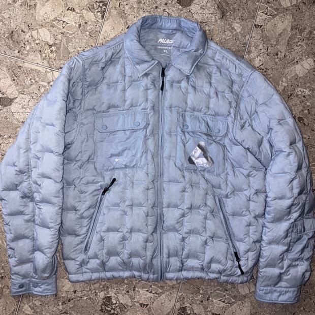 팔라스 퍼텍스 패딩 워크 다운 자켓 더스티 블루 22fw xl