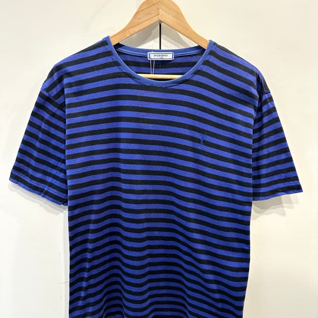 YSL 입생로랑 스트라이프 반팔 티셔츠