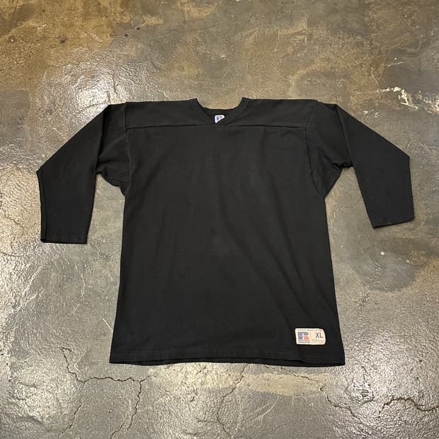 90s Russell USA 러셀 블랭크 풋볼 롱슬리브 XL