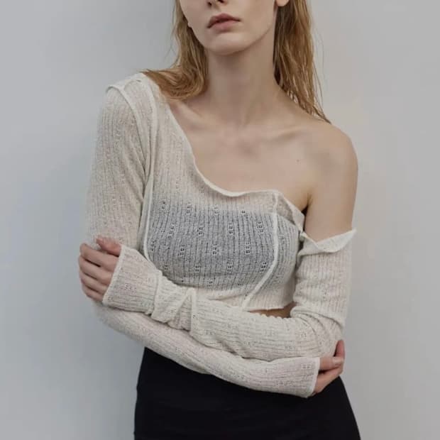 보헤미안서울 크롭니트